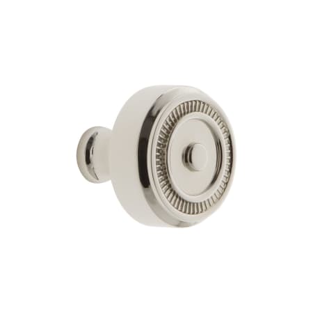 A large image of the Grandeur SOLE-BRASS-KNOB Polished Nickel