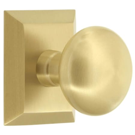 A large image of the Grandeur FSQFAV_DD_NA_CS Satin Brass