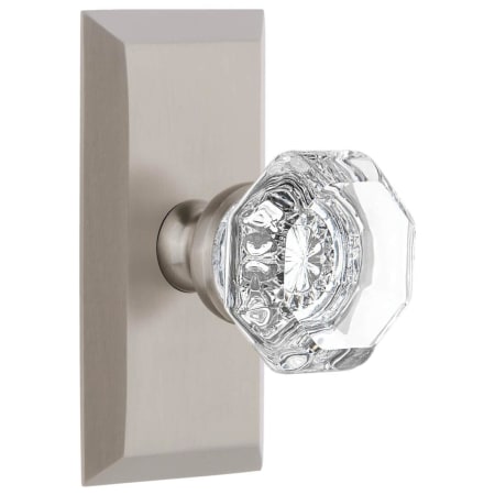 A large image of the Grandeur FAVCHM_SP_DD_NA_CS Satin Nickel