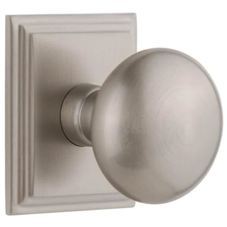 A large image of the Grandeur CSQFAV_DD_NA_CS Satin Nickel