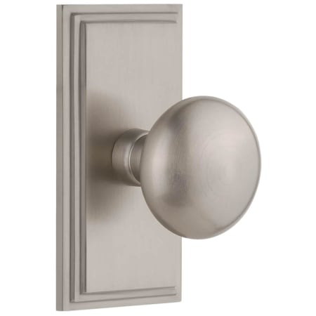 A large image of the Grandeur CARFAV_PSG_234_CS Satin Nickel