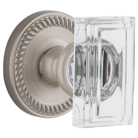 A large image of the Grandeur NEWCCR_DD_NA_CS Satin Nickel