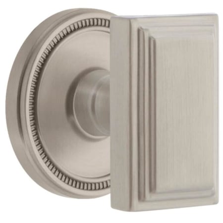 A large image of the Grandeur SOLCAR_DD_NA_CS Satin Nickel