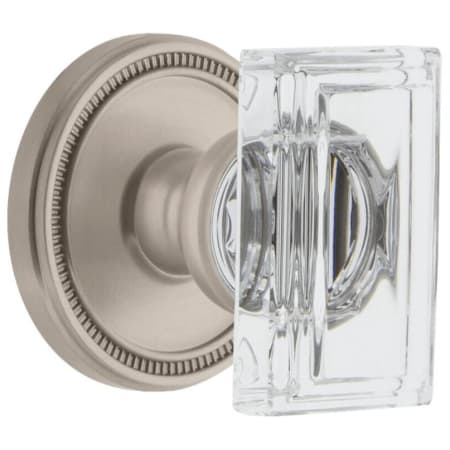 A large image of the Grandeur SOLCCR_DD_NA_CS Satin Nickel