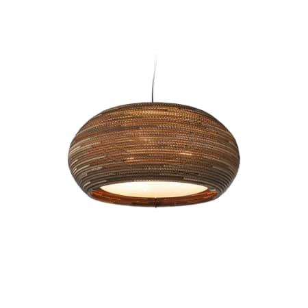 A large image of the Graypants Ohio 24 Natural Pendant Brown