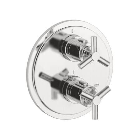 A large image of the Grohe 19 167 Brushed Nickel