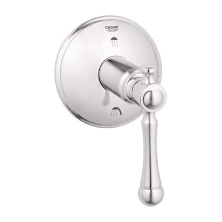 A large image of the Grohe 19 325 Brushed Nickel
