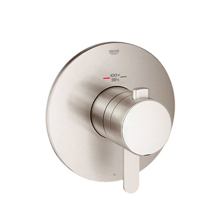 A large image of the Grohe 19 869 Brushed Nickel