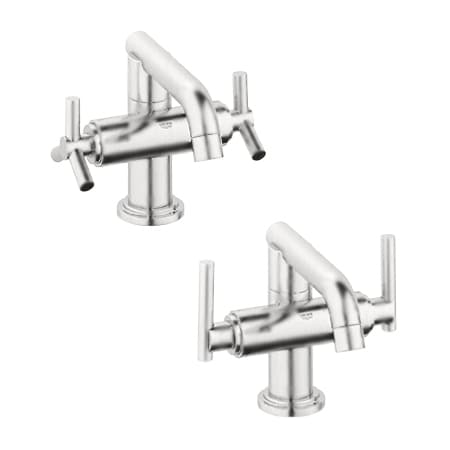 A large image of the Grohe 21 031 E Brushed Nickel
