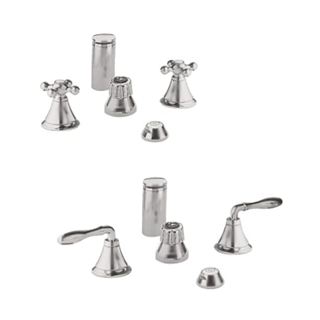 A large image of the Grohe 24 020 Brushed Nickel