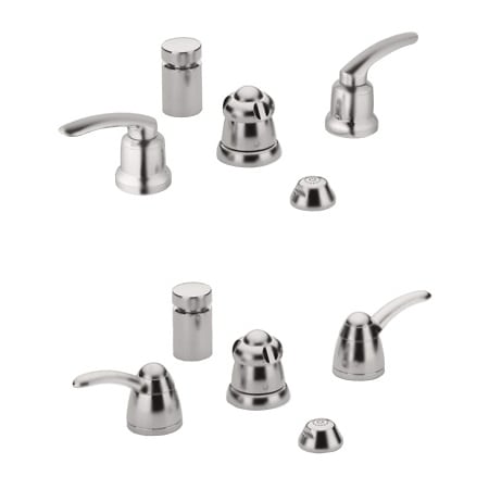 A large image of the Grohe 24 667 Brushed Nickel