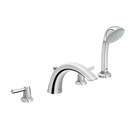 A large image of the Grohe 25 072 Brushed Nickel