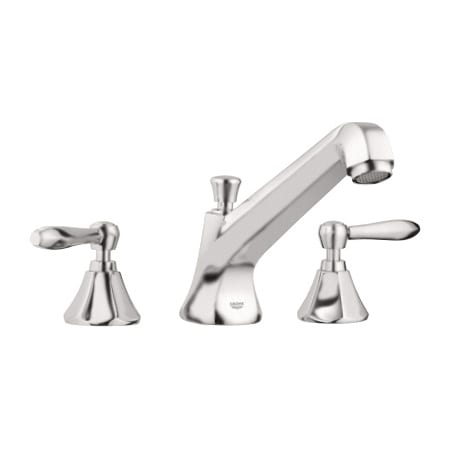 A large image of the Grohe 25 076 Brushed Nickel