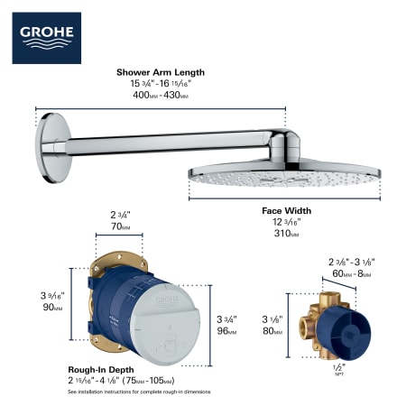 A large image of the Grohe 26 502 Alternate View