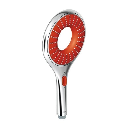 A large image of the Grohe 27 443 Chrome / Red