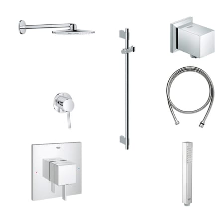 A large image of the Grohe GSS-smartactive-SQ-5 Starlight Chrome