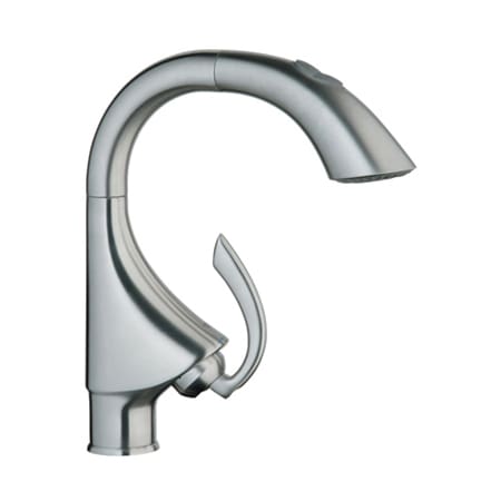 A large image of the Grohe 32 073 E Stainless Steel