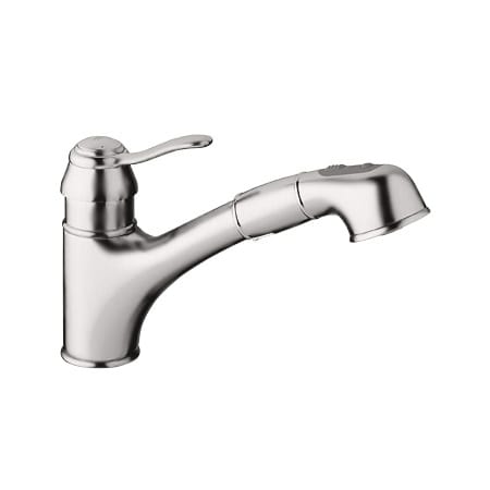 A large image of the Grohe 32 459 E Brushed Nickel