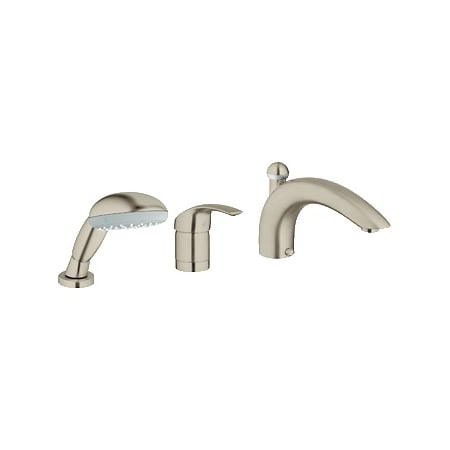 A large image of the Grohe 32 644 Brushed Nickel