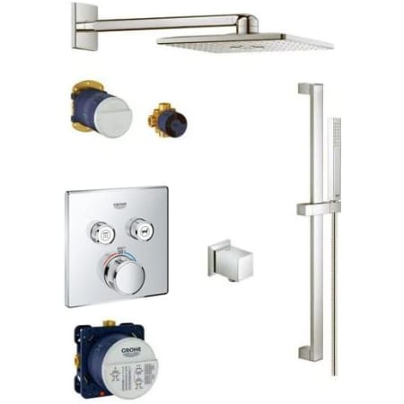 A large image of the Grohe GSS-Grohtherm-2 Starlight Chrome