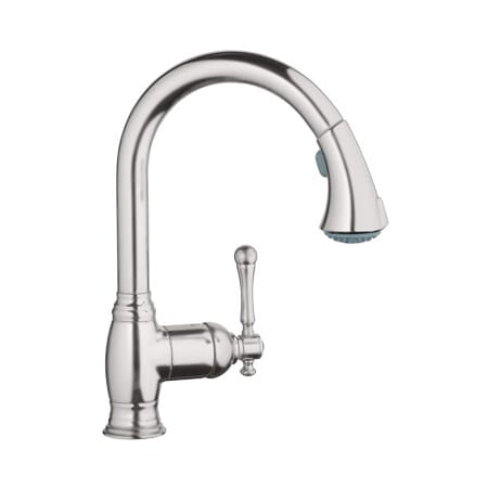 A large image of the Grohe 33 870 E Brushed Nickel