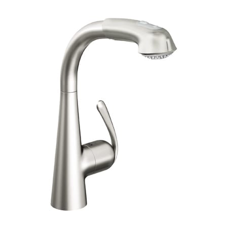 A large image of the Grohe 33 893 E Stainless Steel