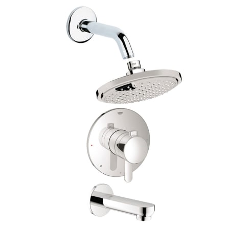 A large image of the Grohe GSS-Europlus-DPB-05 Starlight Chrome