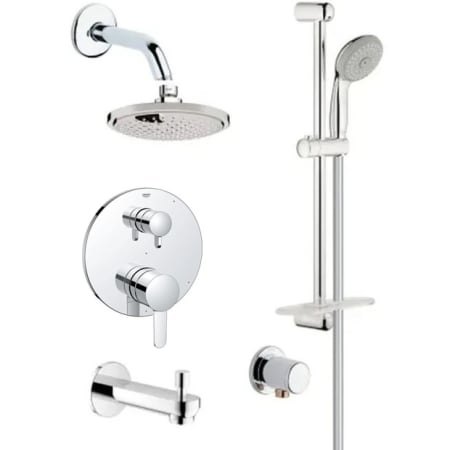 A large image of the Grohe GSS-Europlus-TPB-06 Starlight Chrome