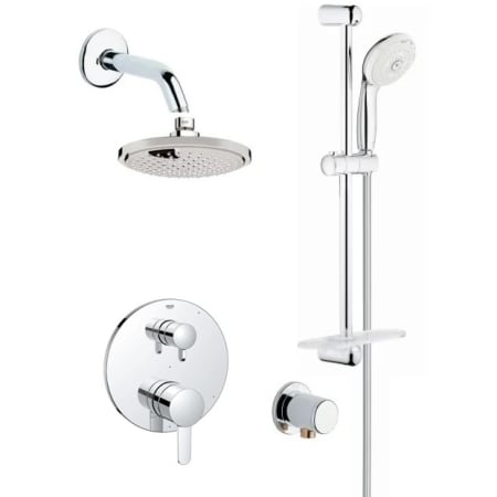 A large image of the Grohe GSS-Europlus-DPB-03 Starlight Chrome