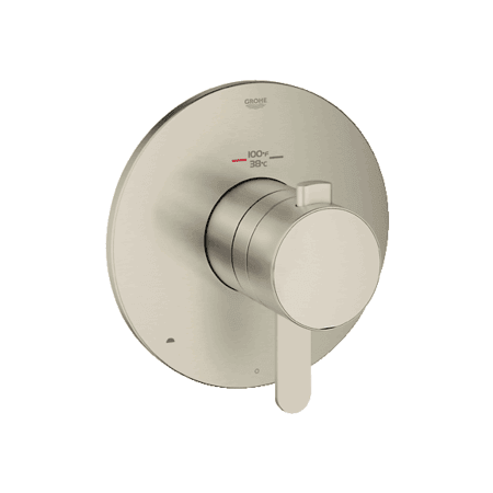 A large image of the Grohe 19 878 Brushed Nickel