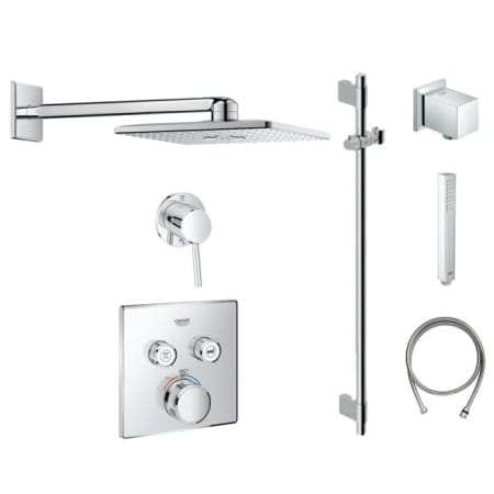 A large image of the Grohe GSS-smartactive-SQ-4 Starlight Chrome