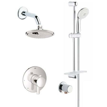 A large image of the Grohe GSS-Europlus-DPB-03 Starlight Chrome