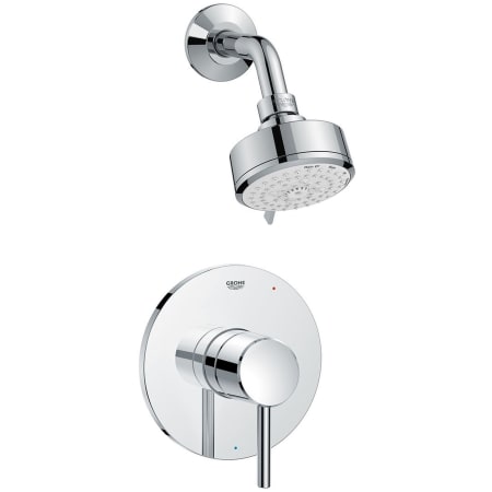 A large image of the Grohe 10 249 5 Starlight Chrome