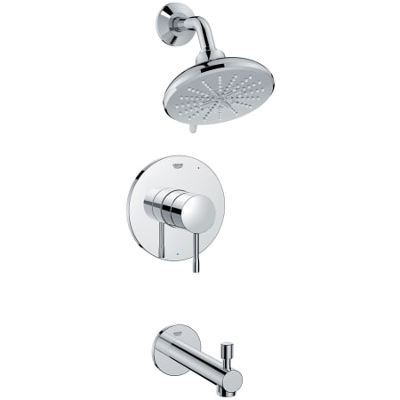 A large image of the Grohe 10 249 6 Starlight Chrome