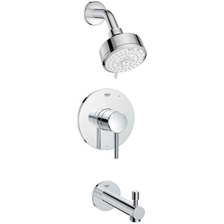 A large image of the Grohe 10 249 8 Starlight Chrome