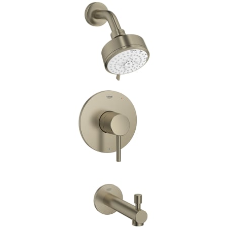 A large image of the Grohe 10 249 8 Brushed Nickel