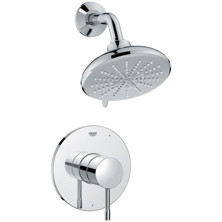A large image of the Grohe 10 252 0 Starlight Chrome