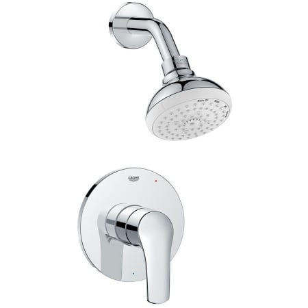 A large image of the Grohe 10 252 1 Starlight Chrome