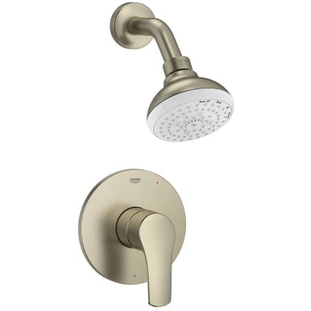 A large image of the Grohe 10 252 1 Brushed Nickel