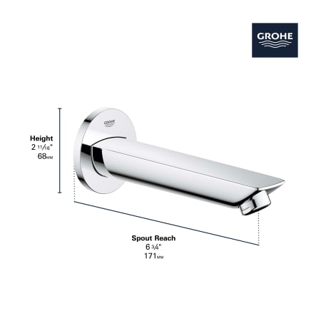 A large image of the Grohe 13 286 1 Alternate Image