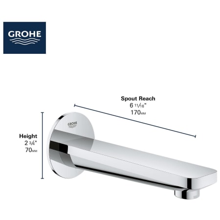 A large image of the Grohe 13 381 1 Alternate Image