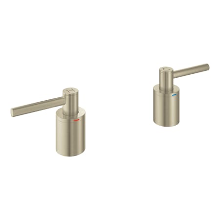 A large image of the Grohe 18 034 3 Brushed Nickel