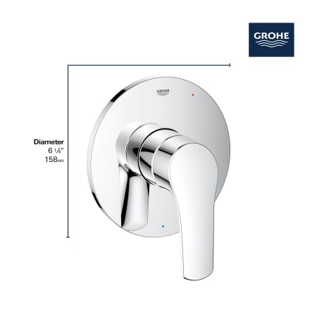 A large image of the Grohe 19 458 3 Alternate Image