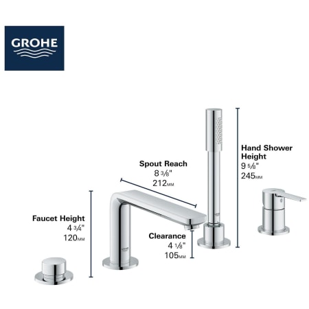 A large image of the Grohe 19 577 1 Alternate Image