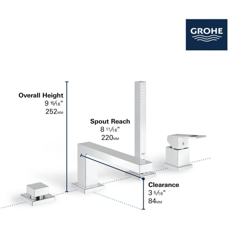 A large image of the Grohe 19 897 1 Alternate Image