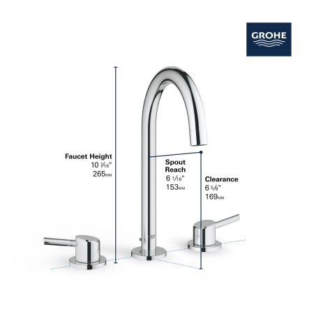A large image of the Grohe 20 217 A Alternate Image