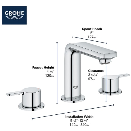 A large image of the Grohe 20 578 A Alternate Image