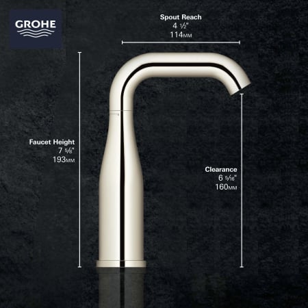 A large image of the Grohe 23 485 A Alternate Image