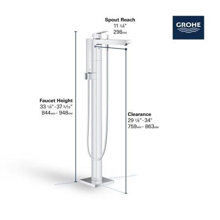 A large image of the Grohe 23 672 Alternate Image
