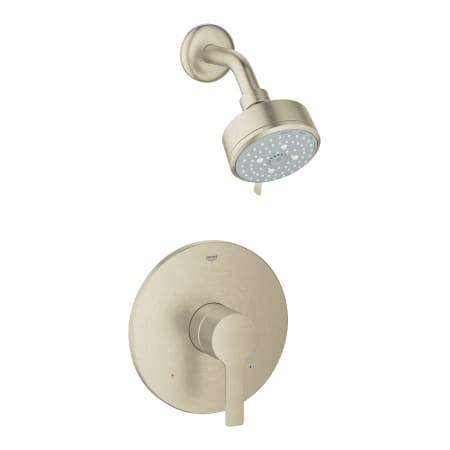 A large image of the Grohe 23 826 1 Brushed Nickel